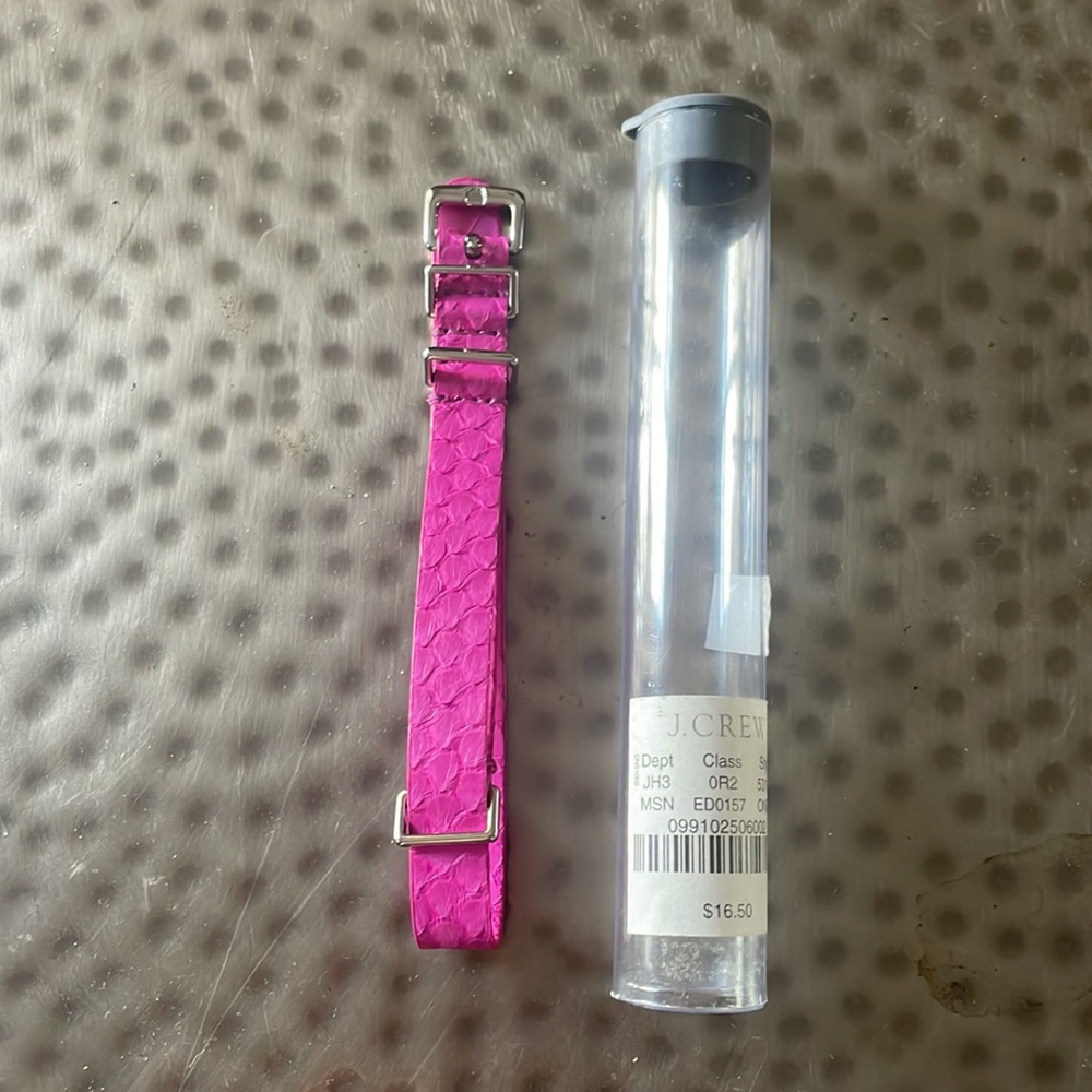 NEW Timex X J. Crew skinny leather watchband